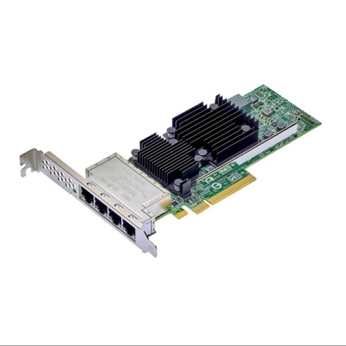 Dell Quad Port Broadcom 57454 10GbE Base-T Server Adapter Ethernet PCIe Network Interface Card , Full Height 1