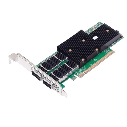 Broadcom® 57608 Dual Port 200GbE QSFP112 Adapter, PCIe Full Height 1