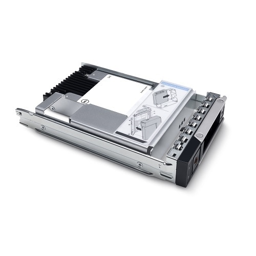 Dell 3.84TB SSD SATA Read Intensive 6Gbps 512e 2.5in with 3.5in Hybrid Carrier Internal Bay 1
