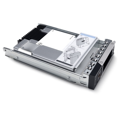 Dell 3.84TB SSD up to SAS 24Gbps ISE Read Intensive 512e 2.5in 3.5in Hybrid Carrier Internal Bay 1WPD 1