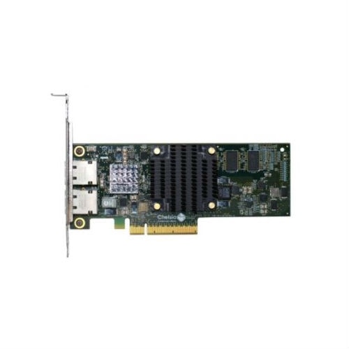 Dell Controller Card IO, iSCSI PCI-E, Dual Port, Base-T, Low Profile - 10 GB, Customer Kit 1