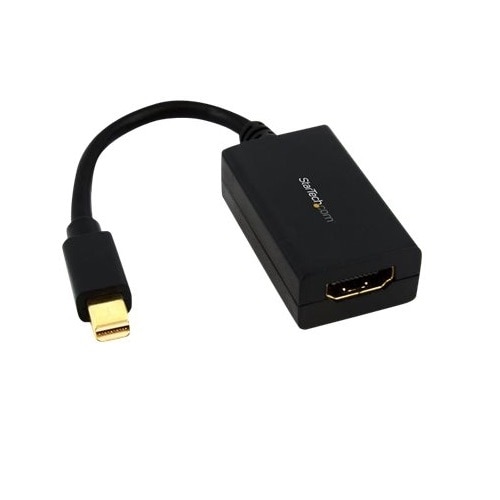 StarTech.com Mini DisplayPort to HDMI Adapter - 1080p - Thunderbolt Compatible - Mini DP Converter for HDMI Display o... 1