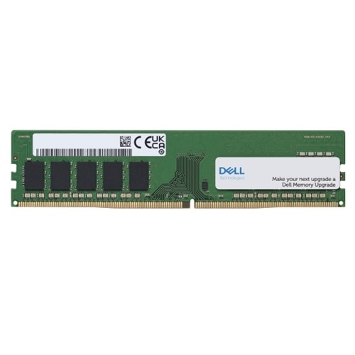 Dell Memory Upgrade - 8 GB - 1Rx8 DDR4 UDIMM 3200 MT/s ECC (Not compatible with Non-ECC and RDIMM) 1