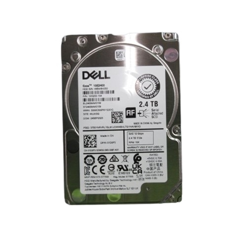 Dell 2.4TB 10K RPM SAS ISE 12Gbps 512n 2.5in with 3.5in Hybrid Carrier  Hard Drive 1