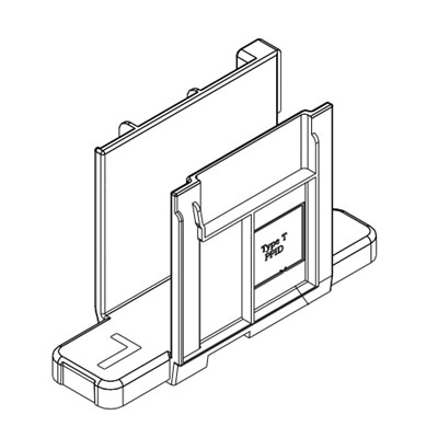 Dell Perfect Sealing left cable holder for CPU greater than or equal to 500W, Customer Install 1