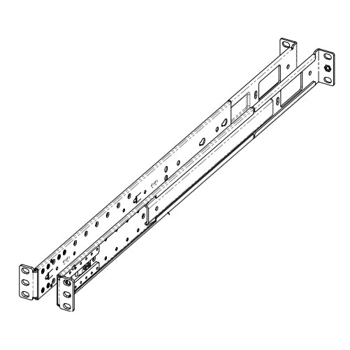 Dell Adjustable 4-post mounting bracket for select 1U networking switches 1