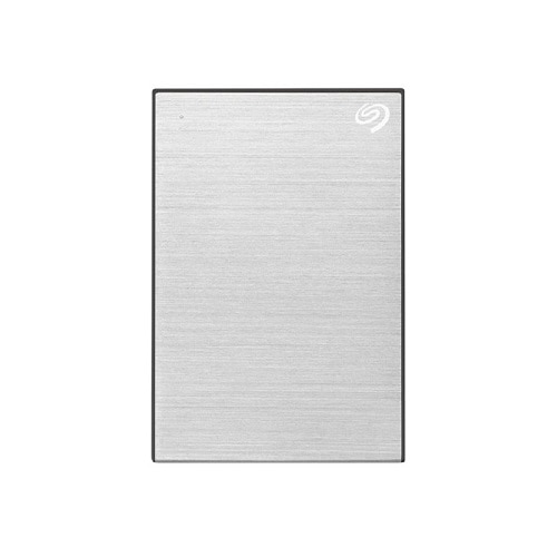 Seagate One Touch STKY1000401 - Hard drive - 1 TB - external (portable) - USB 3.0 - silver - with Seagate Rescue Data Recovery 1