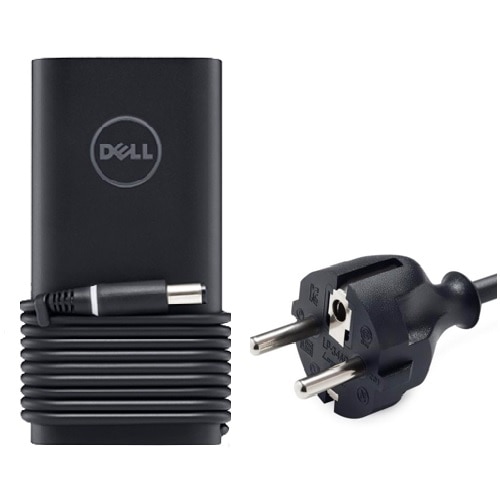 Dell 7.4 mm barrel 65 W AC Adapter with 1meter Power Cord - Euro 1