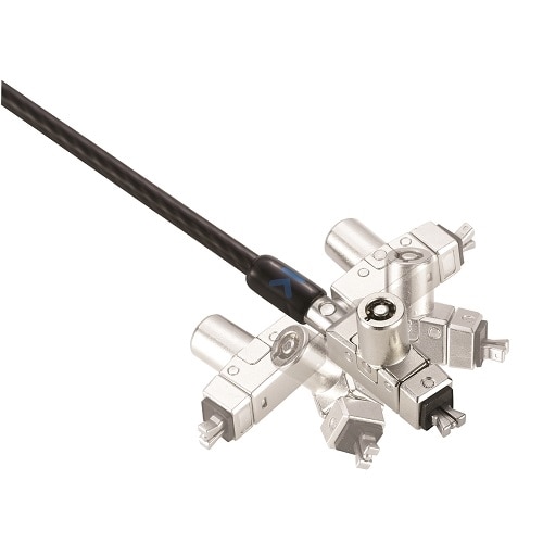 N17 2.0 Keyed Dual Head Laptop Lock for WedgeShaped Slots Dell UK