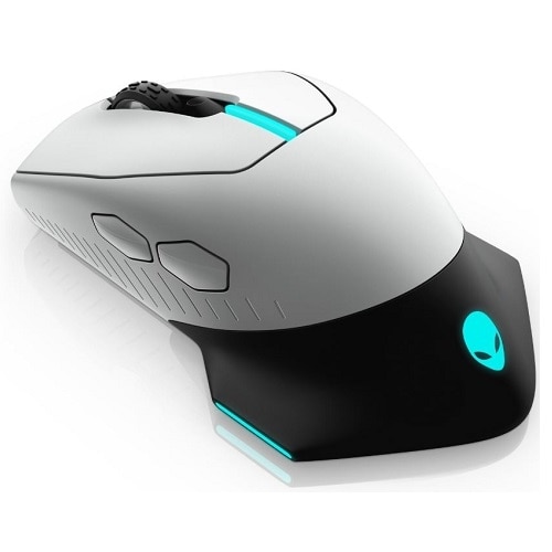 Alienware 610M Wired / Wireless  Gaming Mouse - AW610M (Lunar Light)