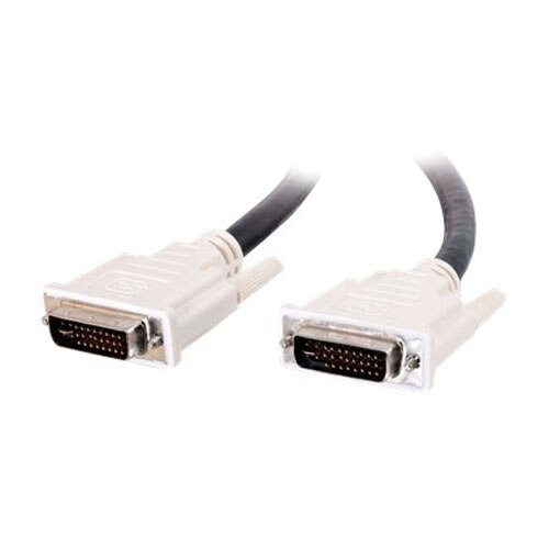C2G - DVI-I Dual Link Cable (Male)/(Male) - Black - 2m 1