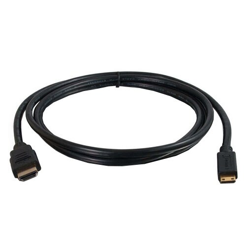 C2G - Mini HDMI (Male) to HDMI (Male) Cable - Black - 3m 1