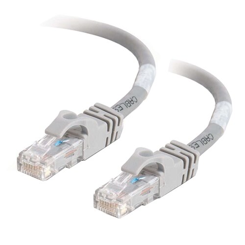 C2G - Cat6 Ethernet (RJ-45) UTP Snagless Cable - Grey - 15m 1
