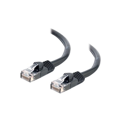 C2G - Cat5e Ethernet (RJ-45) UTP Snagless Cable - Black - 2m 1