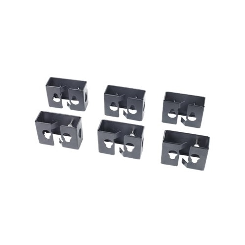 APC Cable Containment Brackets with PDU Mounting - PDU mounting brackets - black - for NetShelter SX 1