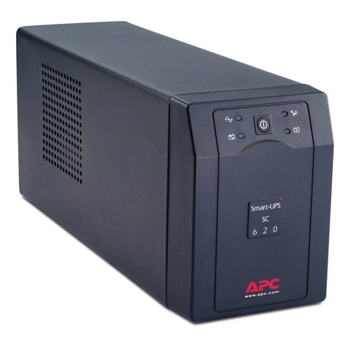 APC Smart-UPS SC 620VA - UPS - AC 230 V - 390 Watt - 620 VA - RS-232 - 4 Output Connector(s) 1