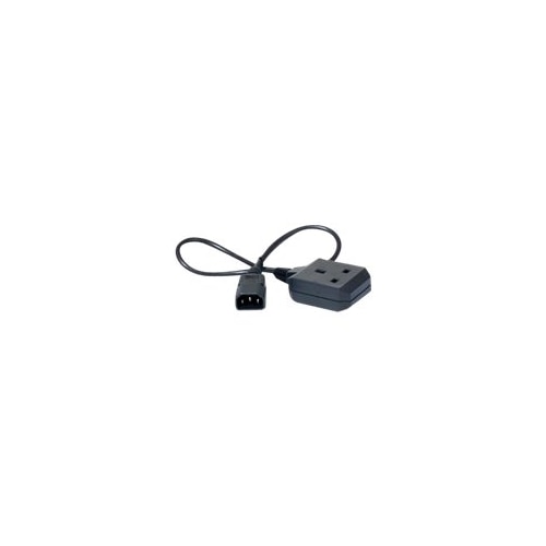APC - Power cable - IEC 320 EN 60320 C14 (M) - BS 1363 (F) - 61 cm - black - for P/N: SUA750IX38 1
