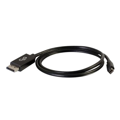 C2G 3m Mini DisplayPort to DisplayPort Adapter Cable 4K UHD - Black - DisplayPort cable - 3 m 1