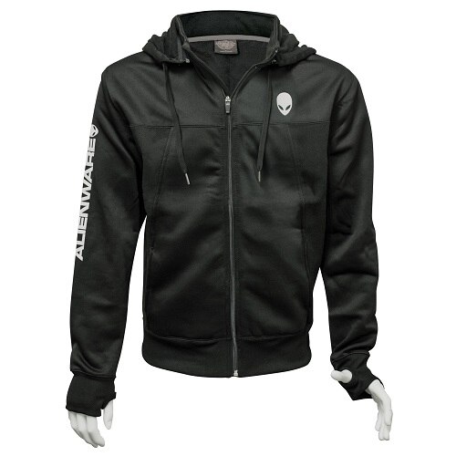 Alienware Poly-Tech - Hoodie - M - 15% Cotton + 85% Polyester - black 1