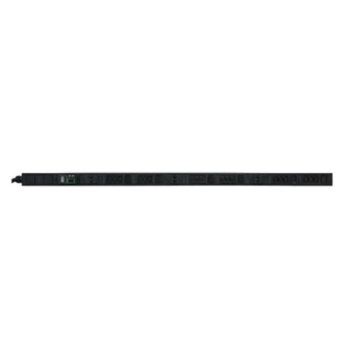 APC Easy Metered Rack PDU EPDU1232M - Power distribution unit (rack-mountable) - AC 400 V - 22000 VA - 3-phase - Ethernet - input: IEC 60309 3P+N+PE - output connectors: 24 (3 x IEC 60320 C19, 21 x IEC 60320 C13) - 0U - 1.98 m - black 1