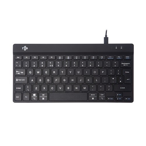 R-Go Compact Break Keyboard QWERTY (UK), black, wired 1