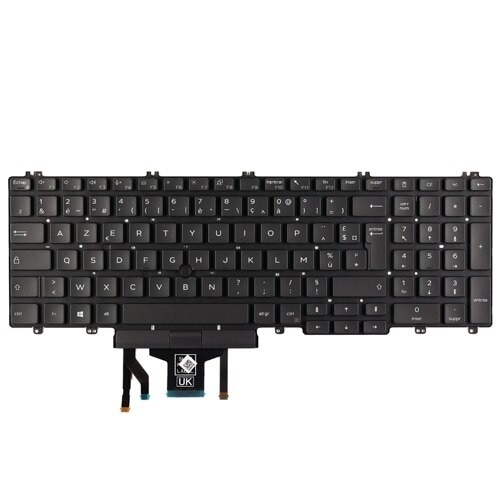 Dell French backlit Keyboard with 103 keys for Latitude 55XX and