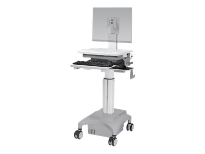 HAT Collective Healthcare Tango Series - Cart - for LCD display / keyboard - plastic, aluminum - white 1