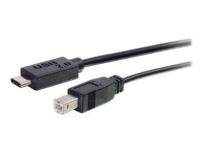 C2G 6ft USB C Male to USB B Male Cable - USB 2.0 - 480Mpbs - M/M 1