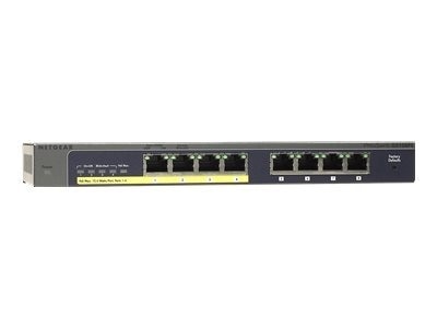 8-port NETGEAR Plus GS108PE 8-Port Gigabit PoE Web Managed (Plus) - switch - 8 ports - managed 1