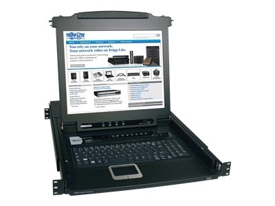 8-Port NetDirector™ Rack Console KVM with 17 in LCD-Requires P774/P776-Series PS/2 or USB Cables 1