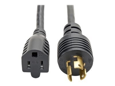 Tripp Lite 1ft Power Cord Adapter Cable 5-15P to 5-15R Heavy Duty 15A 14AWG 1' - power cable - NEMA L5-15 to NEMA 5-1... 1