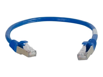 C2G 30ft Cat6a Snagless Shielded (STP) Network Patch Ethernet Cable Blue - patch cable - 30 ft - blue 1