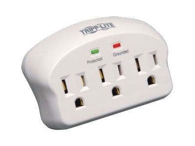 Tripp Lite Wallmount Direct Plug Surge Protector with 3 Outlet 660 Joules 1875-watt 1