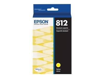 Epson DURABrite Ultra T812 Original Standard Yield Inkjet Ink Cartridge - Yellow - 1 Each 1
