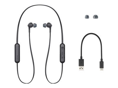 Sony WI-XB400 - Earphones with mic - in-ear - behind-the-neck mount - Bluetooth - wireless - black 1