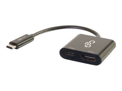 C2G USB-C To HDMI Multiport Adapter w/ Power Delivery up to 60W