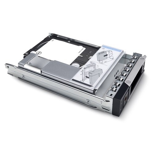 Dell 900GB 15K RPM SAS 12Gbps 512n 2.5in Hot-plug Drive 3.5in Hybrid Carrier