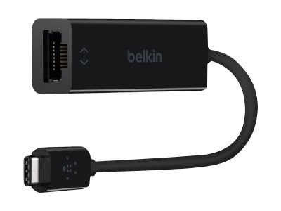 Belkin USB-C to Gigabit Ethernet Adapter - Black 1