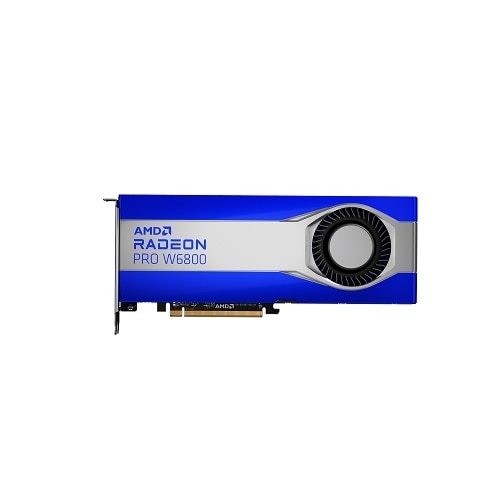 Dell AMD® Radeon™ Pro W6800, 32 GB GDDR6, full height, PCIe 4.0x16, 6 mDP Graphics Card 1