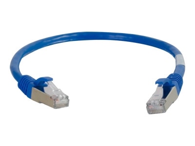 C2G 14ft Cat6a Snagless Shielded (STP) Network Patch Ethernet Cable Blue - patch cable - 14 ft - blue 1