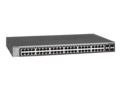 48-port NETGEAR Smart GS748T 48-Port Gigabit Smart Managed Switch - switch - 48 ports - smart - rack-mountable 1