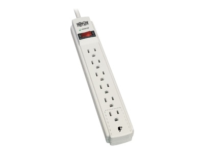 Tripp Lite Surge Protector Power Strip 120V 6 Outlet 8' Cord 990 Joule Flat Plug - surge protector - 1.875 kW 1