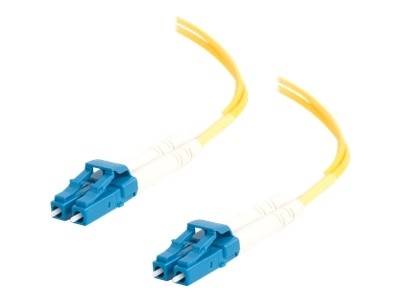 C2G 20m LC-LC 9/125 Duplex Single Mode OS2 Fiber Cable - Yellow - 65ft - patch cable - 20 m - yellow 1