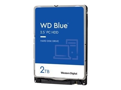 WD Blue WD20SPZX - Hard drive - 2 TB - internal - 2.5-inch - SATA 6Gb/s - 5400 rpm - buffer: 128 MB 1