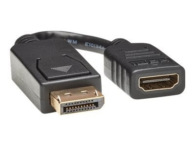 6-inch DisplayPort Male to HDMI Female Black Adapter Cable 1