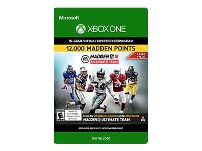 Download Xbox Madden NFL 16 12000 Points Xbox One Digital Code 1