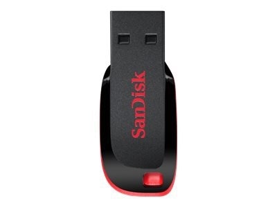 Siesta digest Station SanDisk Cruzer Blade - USB flash drive - 16 GB - USB 2.0 - red, sleek black  | Dell USA