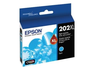 Epson 202XL With Sensor High Capacity Cyan original ink cartridge for Expression Home XP-5100, WorkForce WF-2860 1