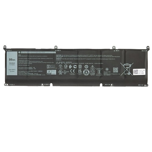 Dell 6-cell 86 Wh Lithium Ion Replacement Battery for Select Laptops 1