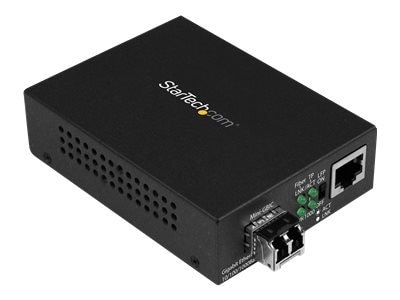 StarTech.com Multimode (MM) LC Fiber Media Converter for 10/100/1000 Network - 550m - Gigabit Ethernet - 850nm - with... 1